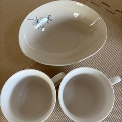皿&カップ　3点セット【引っ越し・断捨離】の画像