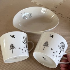 皿&カップ　3点セット【引っ越し・断捨離】の画像