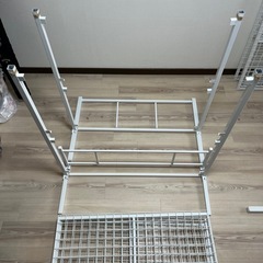 ニトリ　ベッドフレーム　パイプベッド（シングル）の画像