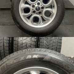 【BS BLIZZAK VRX3 205/60R16】スタッドレス【MINI R60 クロスオーバー 純正ホイール 16インチ 6.5J5HPCD120+46】21～22年製 バリ溝 MTI887クレジットカード QRコード決済可能の画像