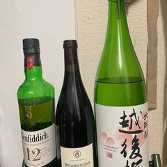 日本酒、ウイスキー、ワイン