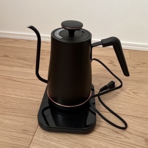 T−FAL 電気ケトル ブラック1.0L ティファール、温度表示が見やすく