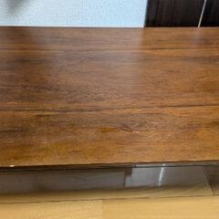 ローテーブル 折りたたみ 茶色の画像