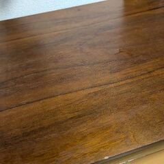 ローテーブル 折りたたみ 茶色の画像