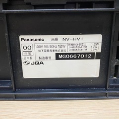 Panasonicビデオデッキの画像