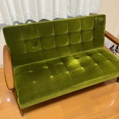 カリモク60 Kチェア　モケットグリーン