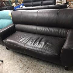 アクタス　3人掛けソファ　レザー　高級　おしゃれ　ジャングルジャングル貝塚店　貝塚市　二色浜　リサイクルショップの画像