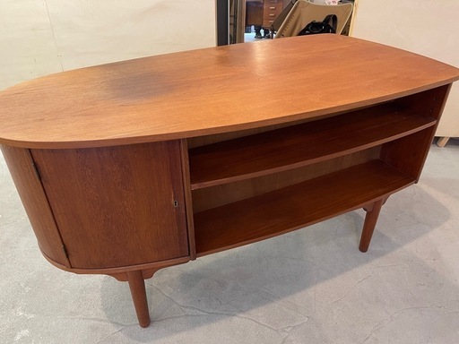 定価35万 ヴィンテージ 北欧家具 チーク材 キドニーデスク デンマーク