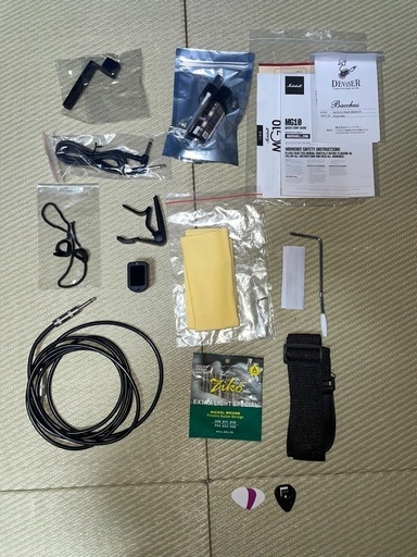 エレキギター　バッカス　マーシャルアンプ付き