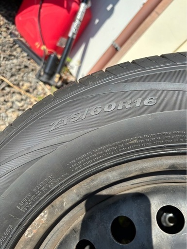 ネクセン215/60R16 走行距離50キロ 4本 (ゴールド) 福島のタイヤ  