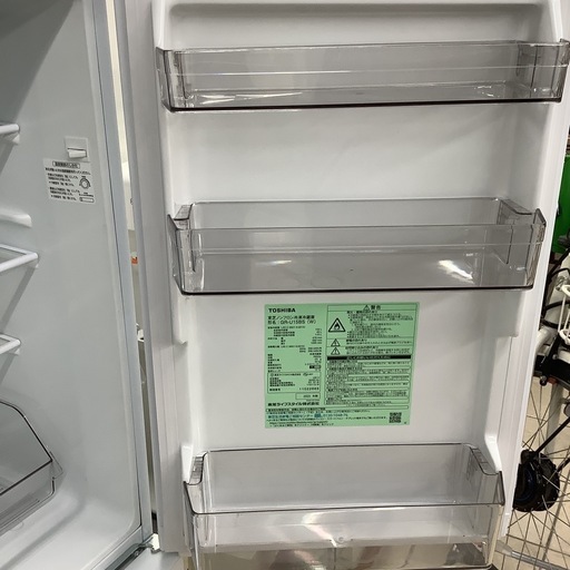 TOSHIBA   東芝　冷蔵庫　GR-U15BS   2023年製  153L
