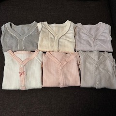 60サイズ　西松屋ベビー服(肌着)　6枚セット