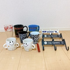 マグカップ、グラス、ドアハンガー、カラーマスカラ