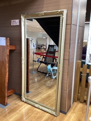 スタンドミラー【町田市再生家具】　250479