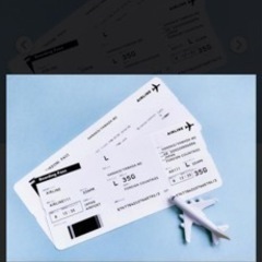 往復航空券