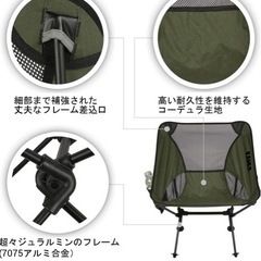 アウトドアチェアの画像