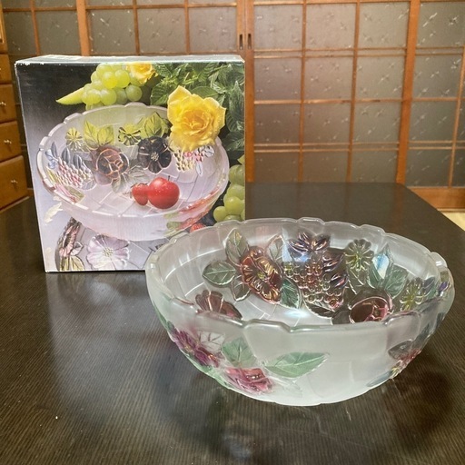 曽我ガラス製　フルーツポンチボウル　グラス　セット 曽我ガラス製 フルーツポンチボウル グラス セット ⭐️新品 未使用品