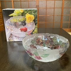 【新品未使用】SOGA 曽我ガラス　サラダボウル　深鉢　23cm...