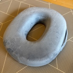 【Poco'ce掲載×助産師が推薦】 円座クッション ドーナツクッション 産後 痔 高反発 (グレー, スタンダード)