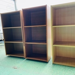3段式カラーボックス 収納　3個セット　の画像