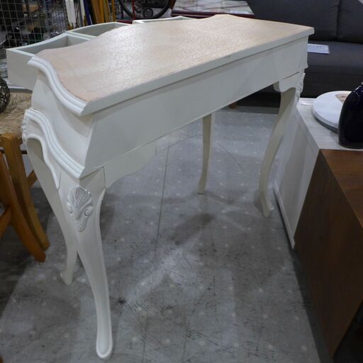 クロシオ COMO コモ コンソール ホワイト 白 ヨーロピアン風 猫脚 ネコ