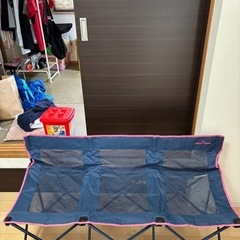 キャンプ　3人掛け椅子の画像