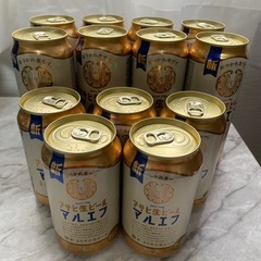 ご成約済み【計13本】アサヒ　生ビール　マルエフ　（500ml×...
