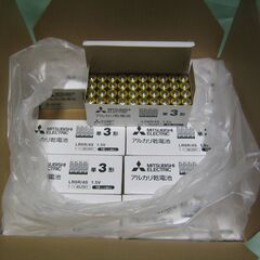 三菱 アルカリ乾電池　単3形×4本入×10パック⑧　MITSUBISHI　LR6R/4S　バッテリー