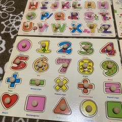 木のパズル4種セット【中古】の画像