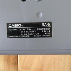 【ジャンク品】casioキーボードの画像