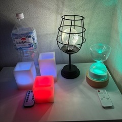 キャンドル、テーブルライトなど