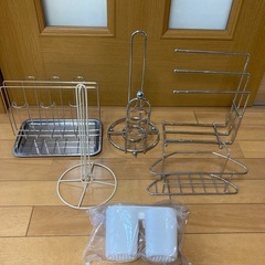 キッチン雑貨　バラ売り可能　コップホルダー　キッチンペーパーホル...