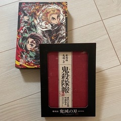 《数量限定版》鬼滅の刃DVD&フィギア2体&色紙