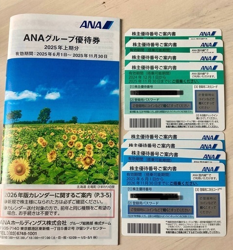 ANA 優待券