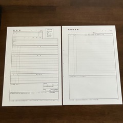 【未使用・美品】A4サイズ履歴書と職務経歴書3枚  白封筒2枚 転職用  写真用シール付きの画像