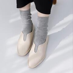 【新品未使用】パンプス　アイボリー　26cmの画像