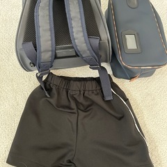 【使用1年未満】御笠学園　登園カバン、体操服、上靴入れの画像