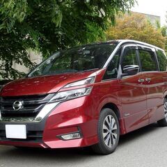 車検満タン セレナハイブリッド ハイウェイスターG プロパイロット エマージェンシーブレーキ ナビ フルセグTV Bluetooth フリップダウンモニター バックモニター 両側パワスラ インテリキー LEDライト ETCの画像