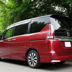 車検満タン セレナハイブリッド ハイウェイスターG プロパイロット エマージェンシーブレーキ ナビ フルセグTV Bluetooth フリップダウンモニター バックモニター 両側パワスラ インテリキー LEDライト ETCの画像
