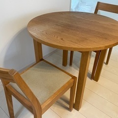【無印良品】ダイニングテーブルセット
