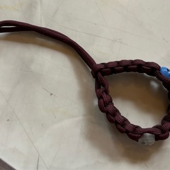 実物　パラコードブレスレットの画像