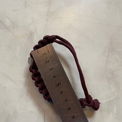 実物　パラコードブレスレットの画像
