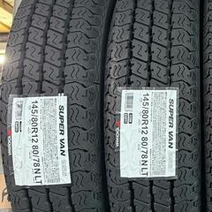 🌞145/80R12 LT⭐工賃込み！新品未使用！軽トラ、バン等に！YOKOHAMA製サマータイヤ入荷しました🌞の画像