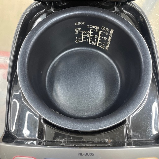 【ドリーム川西店御来店限定】象印/3合炊飯器/NL-BU05/2020年製/クリーニング済み 【2002119255600433】