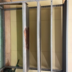 スチールラック三段