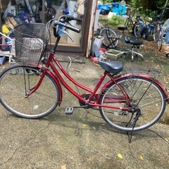 自転車26インチ６段ギャ