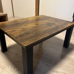 コタツテーブル、布団付き