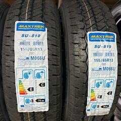 🌞155/65R13⭐工賃込み！新品未使用！ワゴンR、オプティ、ムーヴ、ライフ、オッティ、モコ、ルークス、A-Zワゴン、eKスポーツ、トッポ、プレオ、ヴィヴィオ、MRワゴン、アルト、ミラ、パレット等に！MAXTREK製サマータイヤ入荷しました🌞の画像