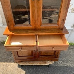 ②九州民藝家具　食器棚　キャビネットの画像