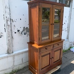 ②九州民藝家具　食器棚　キャビネットの画像